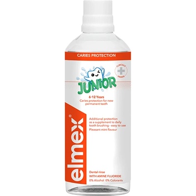 Elmex Junior Mouthwash вода за уста за цялостна защита на устната кухина за деца 400 мл
