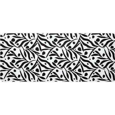 Diatomitová podložka 50x120 cm černé vzory