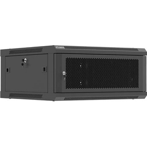 Lanberg WF01-6604-23B Комуникационен шкаф 19" 4U 600x600 черен (WF01-6604-23B)