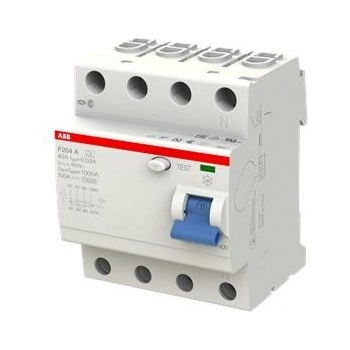 ABB ДТЗ 4P 40A 30mА серия F204 тип A - 2CSF204101R1400 (2CSF204101R1400)