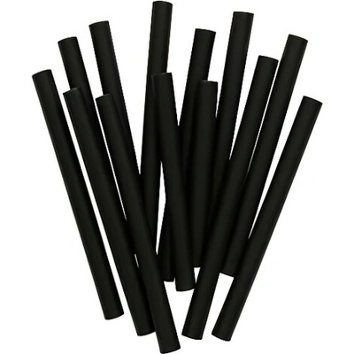 Metro Professional Slamky papierové 8 mm/24 cm, čierne