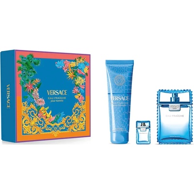 Versace MAN EAU FRAICHE комплект 3 части 100 мл - EDT