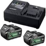  Акумулаторна батерия HiKOKI - Hitachi Li-Ion със зарядно у-во 18 V, 5 Ah, 2 бр. UC18YSL3-WKZ