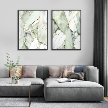 Decono Картини Бледозелен Мрамор