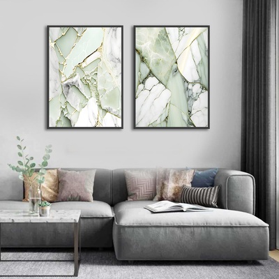 Decono Картини Бледозелен Мрамор
