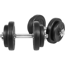 Gorilla Sports Jednoručný činkový nakladací set 2 x 10 kg