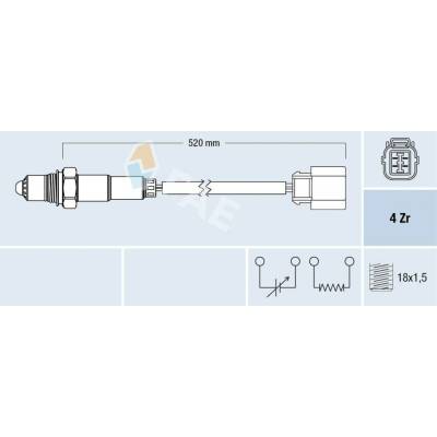 Lambda sonda FAE 77318
