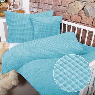 Biante Minky kocky MKK-006 Svetlo modré 90 x 120 cm 40 x 60 cm