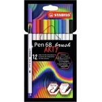 STABILO Тънкописец Pen 68 Brush Arty 12 цвята