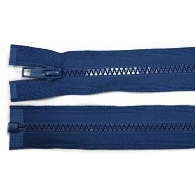 Zdrhovadlo zip kostěný 90 cm dělitelný vlajková modrá
