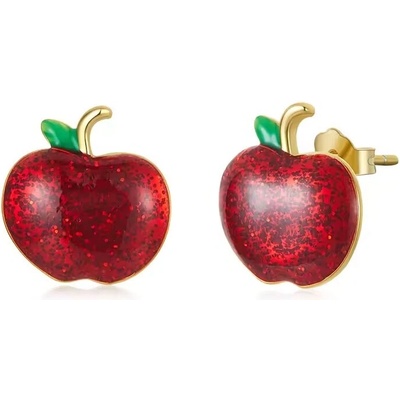 GRACE Silver Jewellery Stříbrné náušnice ve tvaru jablka E-SCE1314/338