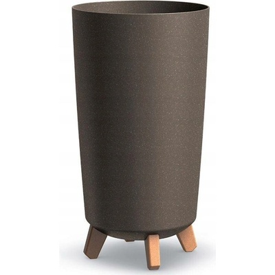 Květináč plast béžový Prosperplast 19,5 cm x 19,5 x 36,5 cm