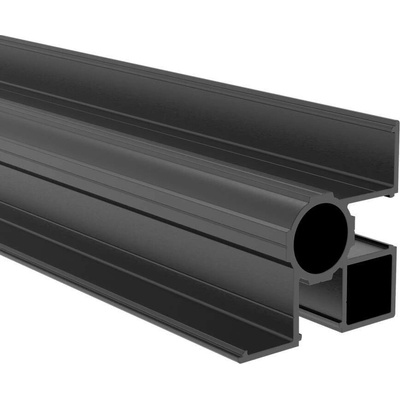 Hahn Steel Hliníkový plotový sloupek 60x60 rohový - 6000mm, antracit