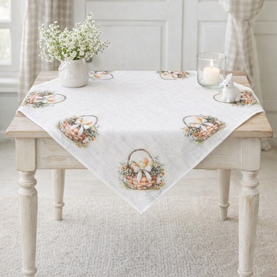EVENIT Jemný veľkonočný obrus 6153 Polyester 85x85 cm