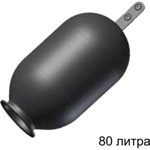 UNI-SP Мембрана за хидрофор 80 л, Elefant - с опашка, черна (ET14548)