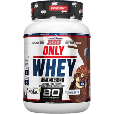 BIG Only Whey Zero | with Volactive® Ultrawhey 80 Instant [1000 грама] Шоколад с лешник