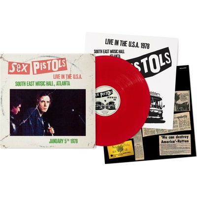 Sex Pistols - Live In The USA 1978 – Atlanta (Red Coloured) LP