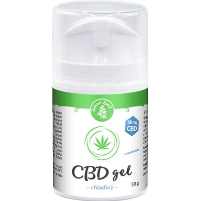 Zelená Země CBD konopný chladivý gél 50 g