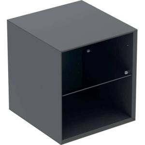 Geberit ONE - Страничен шкаф 45x49x47 см, отворен, в цвят „лава 505.079. 00.3 (505.079.00.3)