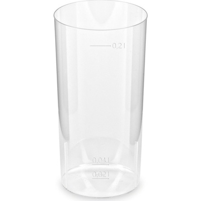 GASTRO 73124 plastový pohár Crystal Long 10 x 200 ml
