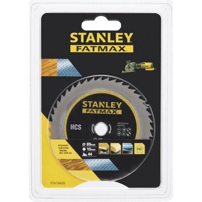 Stanley Fatmax Kotouč pilový 89x10mm STA10420 HCS 44z dřevo/kov/plast