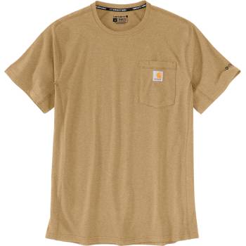 Carhartt Мъжка тениска Carhartt Force Pocket S/S T-Shirt - Sandstone Heather (216-5775-1011)