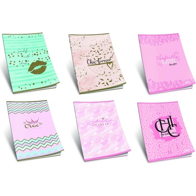 Reas Pack Sešit 440 A4 nelinkovaný CHIC mix