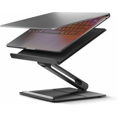 Native Union Home Laptop Stand - сгъваема алуминиева поставка за MacBook и лаптопи от 11 до 17 инча (черен)