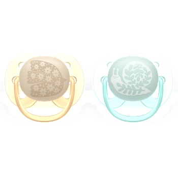 Philips Avent Pacifier Ultra Soft SCF091/41, 0-6 м. , 2 броя (SCF091/41)