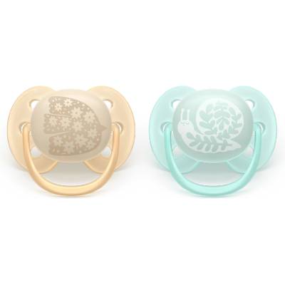 Philips Avent Pacifier Ultra Soft SCF091/41, 0-6 м. , 2 броя (SCF091/41)