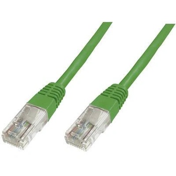 ASSMANN RJ45 Кабел за мрежова връзка CAT 5e U/UTP 1x RJ45 щепсел - 1x RJ45 щепсел 10 m Зелен UL сертифициран (DK-1511-100/G) (DK-1511-100/G)