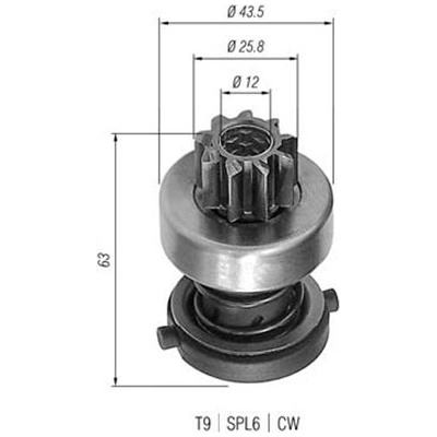 Pastorok żtartéra MAGNETI MARELLI 940113020231