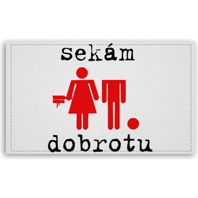 Fotoobraz 120x70 cm velký Sekám dobrotu