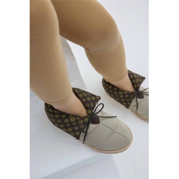 Base Дамски къси боти - Бежови #320997 (320997_Бежов)