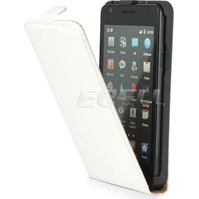 Samsung I9100 Galaxy S II Luxury Flip Калъф Бял + Протектор