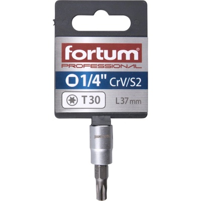 hlavice zástrčná 1/4" hrot TORX, T 30, L 37mm