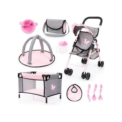 Bayer Комплект от 8 аксесоара за кукли Bayer Butterflies