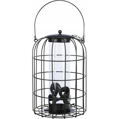 Trixie Venkovní krmítko s ochrannou mřížkou 17 x 26 cm 950 ml černé – Zboží Mobilmania