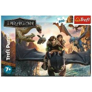 Trefl Puzzle 200 - Toothless and Friends Trefl 13348
