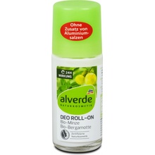 alverde Naturkosmetik deo roll-on bio máta & bio bergamot 50 ml