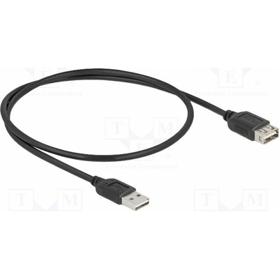 Delock 81511 USB 2.0 zlacený 0,5m černý