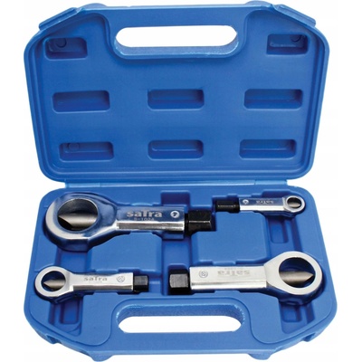 SATRA S-1024 Střihače poškozených, přirezlých matic, 9-36 mm, sada 4 ks