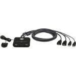 ATEN Превключвател kvm aten cs22hf, Дву портов usb hdmi (aten-cs22hf) - Allstore