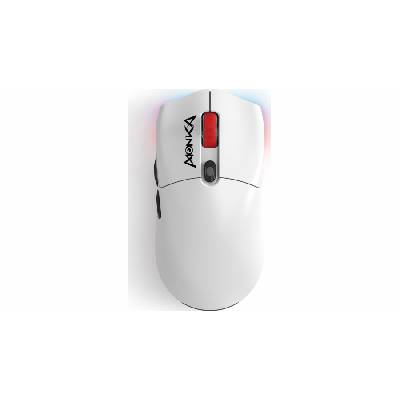 Marvo myš Bezdrátová myš, Marvo MONKA G995W, bílá, optická, 26000DPI