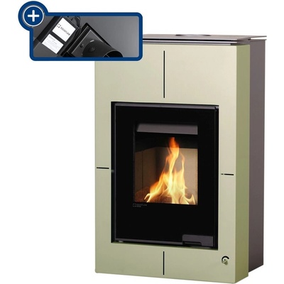 HS Flamingo Aquaflam Vario Saporo 11/5 kW TV olivová elektronická regulácia