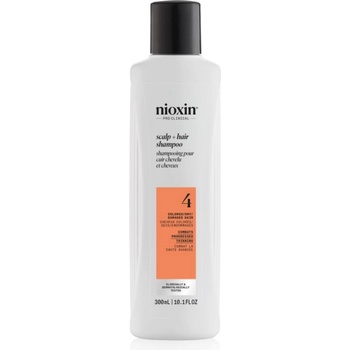 Nioxin System 4 Scalp + Hair Shampoo нежен шампоан за боядисана и увредена коса 300ml