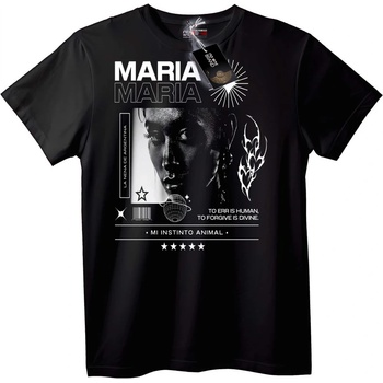 NOONEBRAND Тениска Maria Maria - 5XL, Black