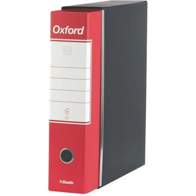 Esselte Папка за документи, 80 мм, A4, картон, ESSELTE "Oxford", червена 390783160 (390783160)