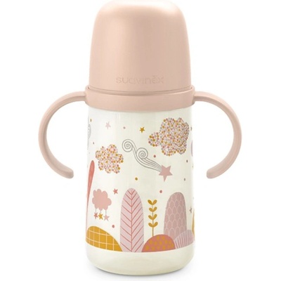 Suavinex druhá láhev s oušky Dreams růžová 270 ml