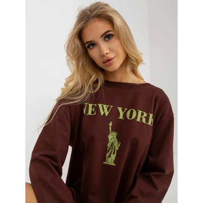 Viton Sweatshirt-VI-BL-3212.15X-dark brown tmavočervená